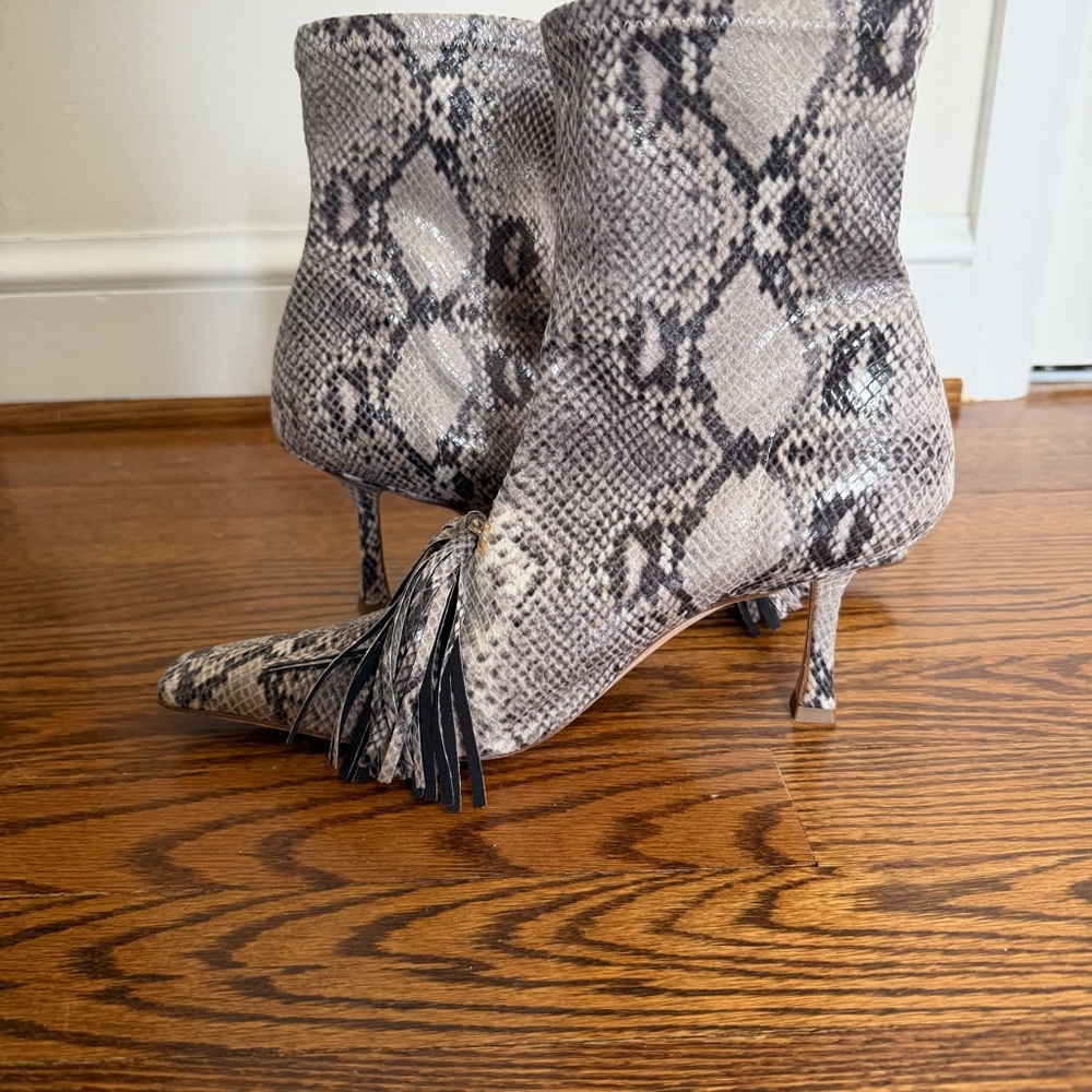 A.W.A.K.E. Mode Agnes Stretch Python Bootie Size … - image 2
